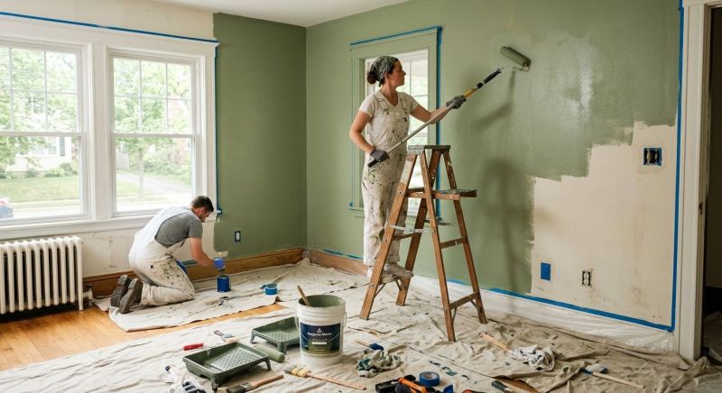 Sunroom Painting in Waco, TX