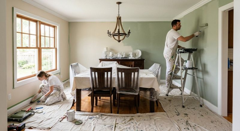 Great Room Painting in Wilmington, NC