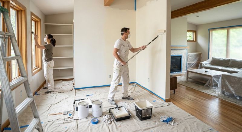 Interior Trim Painting in Waco, TX