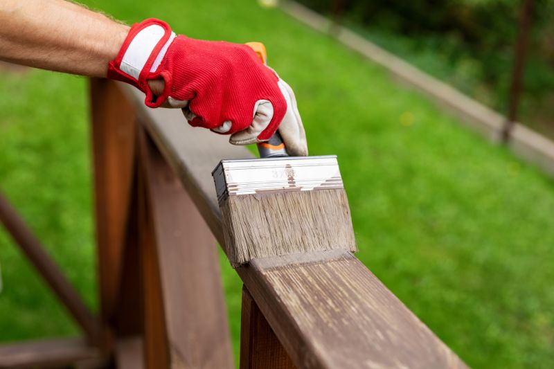 Railing Staining