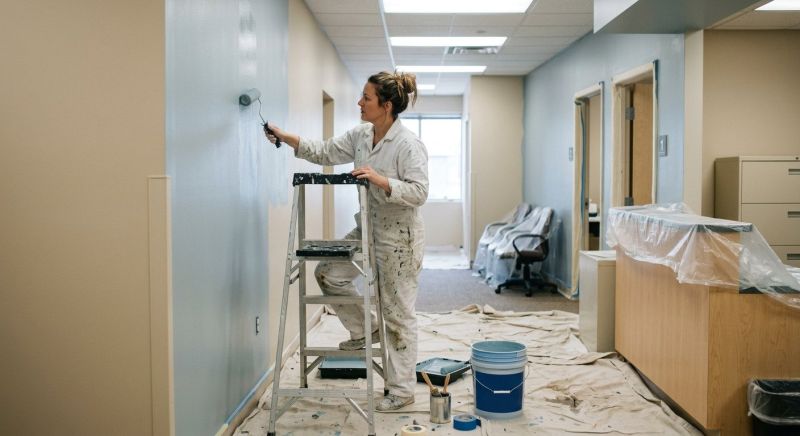 Reception Area Painting in Longmont, CO